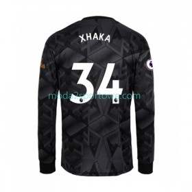 Koszulka Arsenal Granit Xhaka 34 Wyjazdowe Stroje Piłkarskie 2022/23 Długi Rękaw